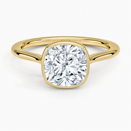 Petite Luna Bezel Ring - Brilliant Earth
