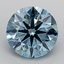 2.40 Ct. Fancy Vivid  Blue Round Lab Grown Diamond
