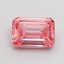 4.98 Ct. Fancy Vivid  Pink Emerald Lab Grown Diamond