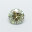 1.26 Ct. Fancy Vivid Green Round Lab Grown Diamond