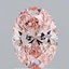 1.52 Ct. Fancy Intense Pink Oval Lab Grown Diamond