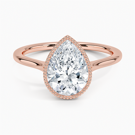 14K Rose Gold Margot Bezel Ring