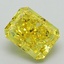 2.67 Ct. Fancy Vivid Yellow Radiant Lab Grown Diamond