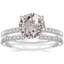 14K White Gold Petite Viviana Diamond Ring (1/6 ct. tw.) with Sia Diamond Ring (1/8 ct. tw.)
