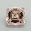 5.00 Ct. Fancy Intense Pink Asscher Lab Grown Diamond