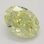 1.53 Ct. Fancy Light Yellow Oval Diamond