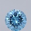 1.57 Ct. Fancy Vivid  Blue Round Lab Grown Diamond