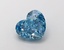3.00 Ct. Fancy Vivid Blue Heart Lab Grown Diamond