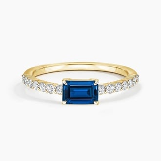 Beatrice Sapphire and Diamond Ring (1/4 ct. tw.)