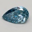 1.30 Ct. Fancy Vivid Blue Pear Lab Grown Diamond