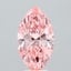 4.01 Ct. Fancy Vivid Pink Marquise Lab Grown Diamond