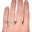 The Sansa Ring, smallzoomed in top view on a hand
