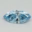 0.52 Ct. Fancy Vivid Blue Marquise Lab Grown Diamond