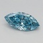 0.35 Ct. Fancy Vivid Blue Marquise Lab Grown Diamond