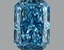 1.14 Ct. Fancy Vivid Blue Radiant Lab Grown Diamond