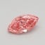 0.29 Ct. Fancy Vivid Pink Marquise Lab Grown Diamond