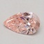 0.50 Ct. Fancy Intense Pink Pear Lab Grown Diamond