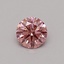 0.33 Ct. Fancy Vivid Pink Round Lab Grown Diamond