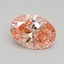 1.31 Ct. Fancy Intense Pink Oval Lab Grown Diamond