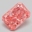 2.05 Ct. Fancy Vivid Pink Radiant Lab Grown Diamond