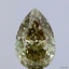 2.09 Ct. Fancy Vivid Green Pear Lab Grown Diamond