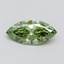 1.00 Ct. Fancy Vivid Green Marquise Lab Grown Diamond
