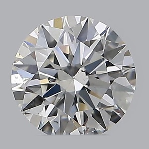Round diamond — real photo