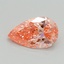 0.57 Ct. Fancy Intense Pink Pear Lab Grown Diamond