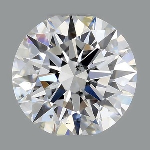 Round diamond — real photo