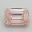 2.00 Ct. Fancy Intense Pink Emerald Lab Grown Diamond