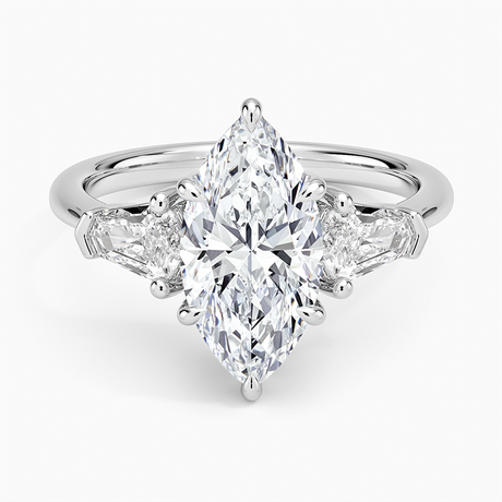 Shield Cut Three Stone Diamond Ring (1/2 ct. tw.)