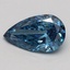 1.00 Ct. Fancy Vivid Blue Pear Lab Grown Diamond