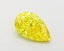 1.56 Ct. Fancy Vivid  Yellow Pear Lab Grown Diamond