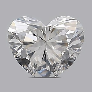 Heart diamond — real photo