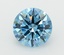 1.43 Ct. Fancy Vivid  Blue Round Lab Grown Diamond