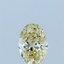 0.32 Ct. Fancy Yellow Oval Lab Grown Diamond