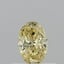 0.37 Ct. Fancy Vivid Yellow Oval Lab Grown Diamond