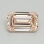 0.78 Ct. Fancy Pink Emerald Lab Grown Diamond