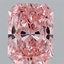1.77 Ct. Fancy Vivid  Pink Radiant Lab Grown Diamond