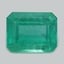 9.8x7.9mm  Green  Emerald   Emerald