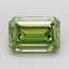 5.51 Ct. Fancy Vivid  Green Emerald Lab Grown Diamond