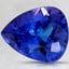 11x9.1mm Blue Pear Tanzanite