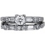 Art Deco Approximately 0.25 ct. center diamond with approximately 0.30cttw. accent diamonds Vintage Ring