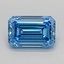 1.94 Ct. Fancy Vivid  Blue Emerald Lab Grown Diamond
