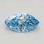 0.40 Ct. Fancy Vivid Blue Marquise Lab Grown Diamond