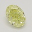 1.01 Ct. Fancy Intense Yellow Oval Diamond