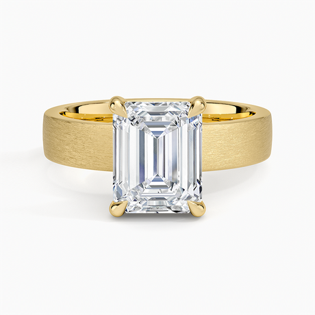 Peyton 4mm Satin Finish Solitaire Ring