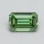 1.02 Ct. Fancy Intense Pacific Green Emerald Lab Grown Diamond