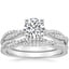 Platinum Petite Luxe Twisted Vine Bridal Set (1/2 ct. tw.)