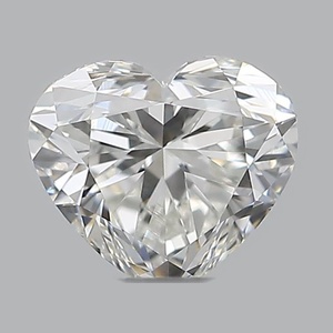 Heart diamond — real photo